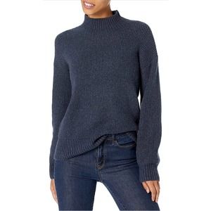 Women's Boucle Shaker Stitch Balloon-Sleeve Sweater Size S